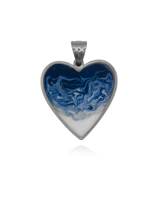Ciondolo Cuore nel mare