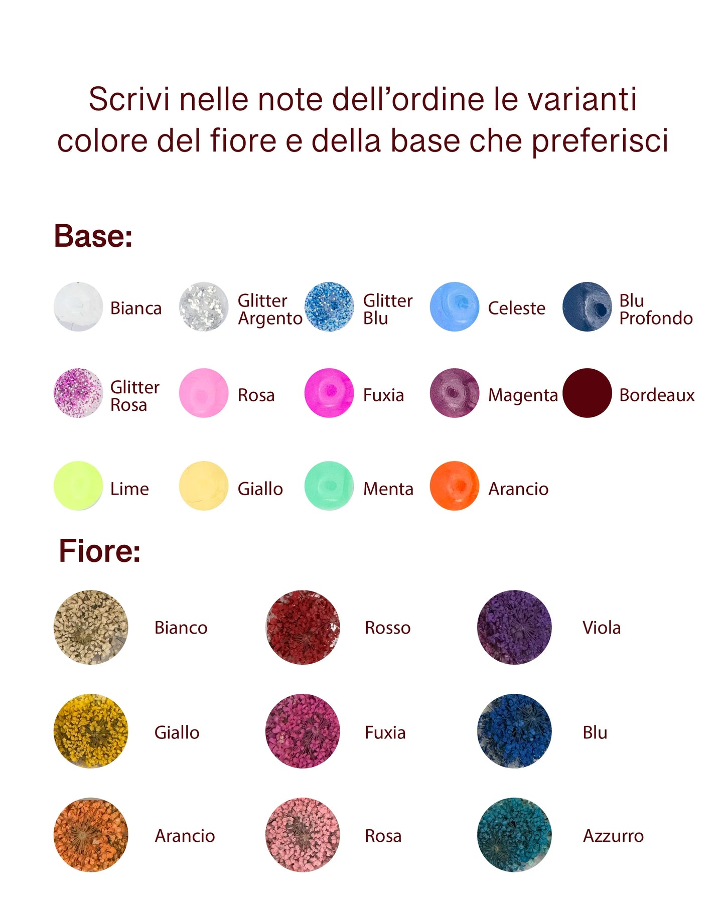 Ciondolo Flower Letter