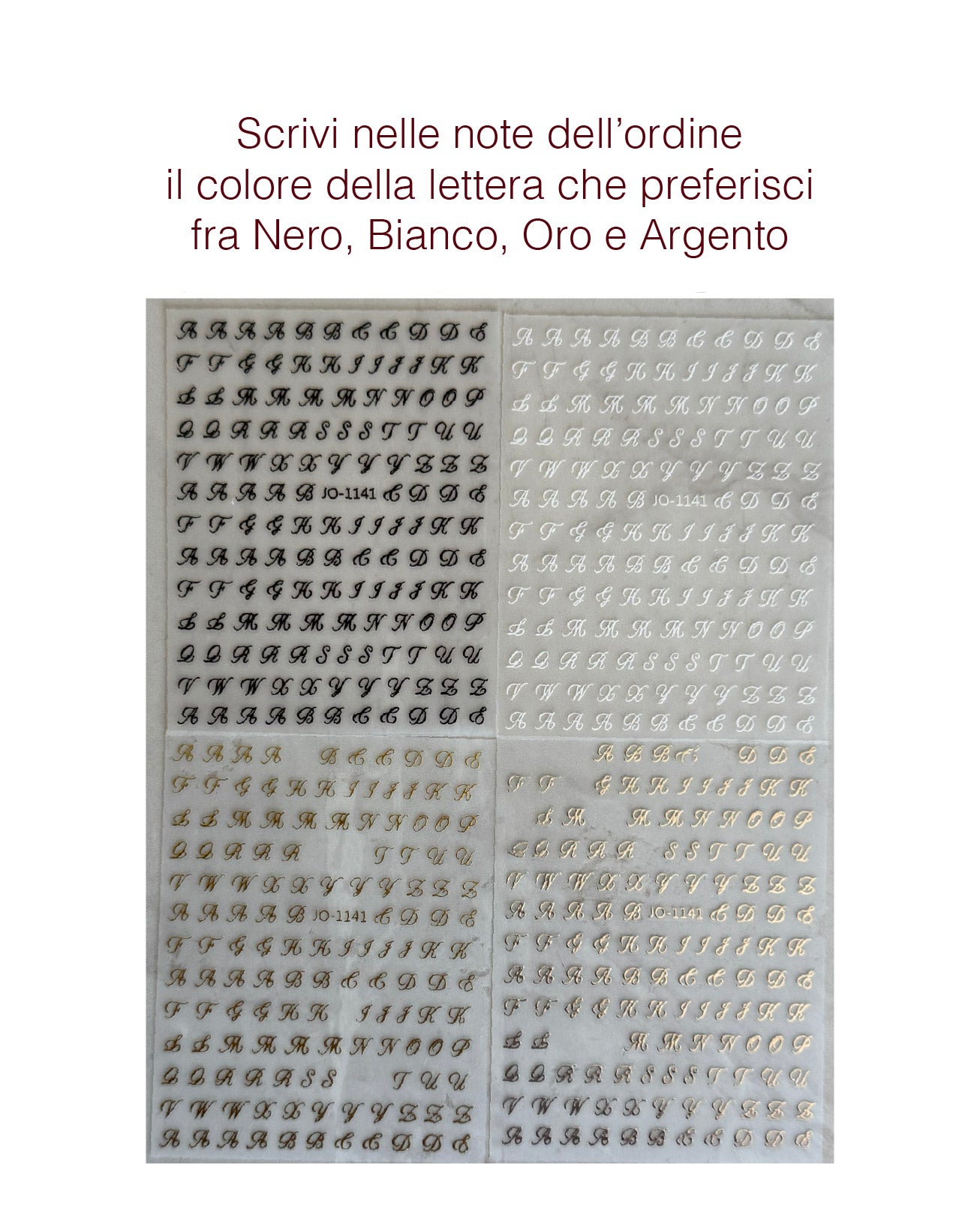 Ciondolo Vintage Letter