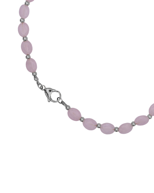 Collier Quarzo Rosa