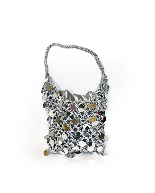Borsa Shine argento
