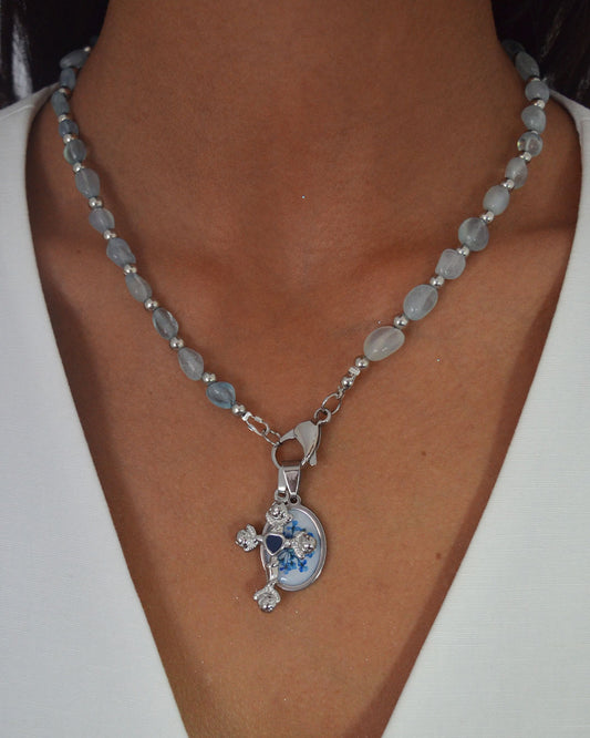 Collier Acquamarina