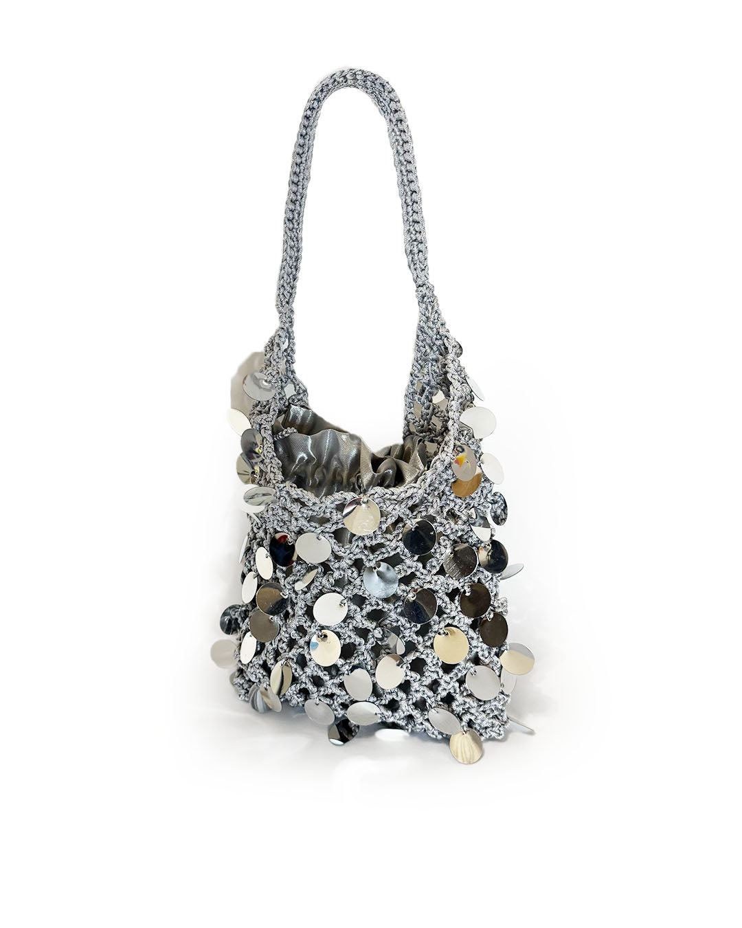 Borsa Shine argento