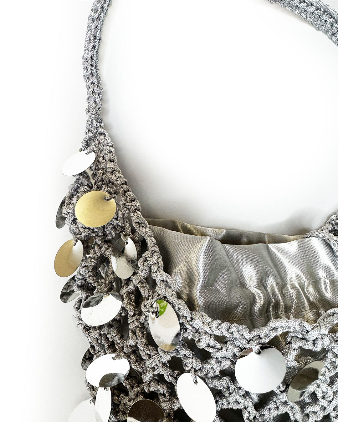 Borsa Shine argento